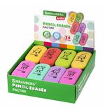 Ластик BRAUBERG KIDS "Fruits", 50х23х10 мм, пастельные цвета ассорти, 272674