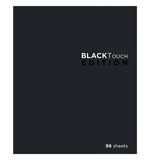 Тетрадь А5 96 л., ПЗБМ, скоба, клетка, Soft Touch, брайль 3D, "БлэкТач", 28657