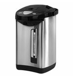 Термопот SONNEN TP-50, 5 л, 900 Вт, 1 температурный режим, 3 режима подачи воды, сталь, белый/серебро, 456711