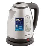 Чайник SCARLETT SC-EK21S88, 1,8 л, 2200 Вт, закрытый нагревательный элемент, стальной