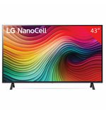 Телевизор LG 43NANO80T6A, 43" (108 см), NanoCell, 3840 x 2160, 4K, 16:9, SmartTV, Wi-Fi, черный