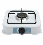 Настольная газовая плита CENTEK CT-1520, 1 конфорка, сменная форсунка (баллон/магистраль), белая