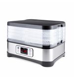 Сушилка для овощей BQ (БИ-КЬЮ) FD1001, объём 10 л, 250 Вт, 5 поддонов, электронное управление, стальная, 86192128