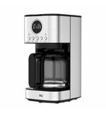 Кофеварка капельная BQ (БИ-КЬЮ) CM1007, 900 Вт, объем 1,5 л, поддержание температуры, серебристая, 86198274