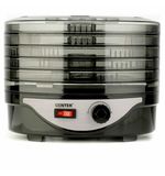 Сушилка для овощей CENTEK CT-1658, объём 4 л, 270 Вт, 5 поддонов, механическое управление, черная