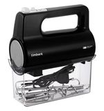 Миксер TIMBERK T-HM40S50, 700 Вт, 5 скоростей, 2 венчика, 2 крюка для теста, контейнер, черный