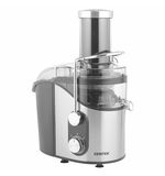 Соковыжималка CENTEK CT-1212, 1200 Вт, стакан 1,1 л, емкость для жмыха 1,7 л, металл, сталь/черный