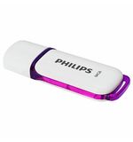 Флеш-диск 64 GB PHILIPS SNOW, разъем USB 2.0, фиолетовый, FM64FD70B/97