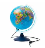 Глобус интерактивный + очки VR, политический / звездного неба GLOBEN, 25 см, подсветкой, INT12500308