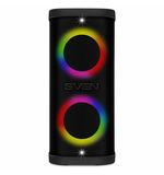 Колонка портативная SVEN PS-950, 160 Вт, TWS, Bluetooth, FM, USB, microSD, LED-дисплей, черная, SV-022396
