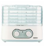 Сушилка для овощей CENTEK CT-1659, объём 5 л, 270 Вт, 5 поддонов, механическое управление, белая, CT-1659 White