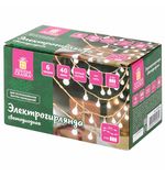 Электрогирлянда-нить комнатная "Шарики", 6 м, 40 LED, теплый белый, на батарейках, ЗОЛОТАЯ СКАЗКА, 591730