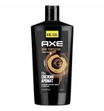 Гель для душа 610 мл, AXE "Dark temptation" (Черный шоколад), защита от запаха пота