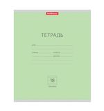 Тетрадь 18 л., ERICH KRAUSE, линия, обложка мелованный картон, "Классика зеленая", 35279