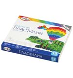 Пластилин классический ГАММА "Классический", 12 цветов, 240 г, со стеком, картонная упаковка, 281033