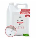 Средство для чистки сантехники кислотное 5,5 кг, GRASS GLOSS PROFESSIONAL, концентрат, 125323