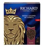 Чай RICHARD "Royal legend of Africa" черный, 100 пакетиков в конвертах по 2 г, 102735