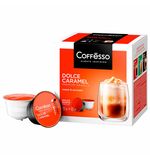 Кофе в капсулах COFFESSO "Dolce Caramel" для кофемашин Dolce Gusto, 16 порций, 102155