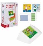Настольная логическая игра IQ ТРЕНИНГ "Логика стиля", 1TOY, Т25561