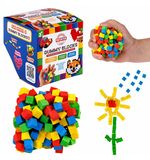 Конструктор-пластилин "GUMMY BLOCKS", разноцветные детали, 4 цвета, 1TOY, Т23937