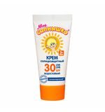 Крем детский солнцезащитный водостойкий гипоаллергенный SPF30, 55 мл, МОЕ СОЛНЫШКО, 1628