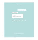 Тетрадь предметная CREATIVE 48л, обложка картон, ЛИТЕРАТУРА, линия, подсказ, BRAUBERG, 405117