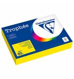 Бумага цветная CLAIREFONTAINE, А4, 80 г/м2, 500 л., интенсив, солнечно-желтый, Франци, 1978PC