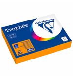 Бумага цветная CLAIREFONTAINE, А4, 80 г/м2, 500 л., неон, оранжевый, Франция, 2978PC