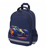 Рюкзак ПИФАГОР SCHOOL, 1 отделение, 3 кармана, Speed bolid, 38x28х14 см, 273170