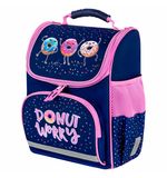 Ранец ПИФАГОР BASIC, 1 отделение, 3 кармана, эргономичная спинка, Comic donuts, 35х28х18 см, 273137