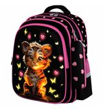 Рюкзак BRAUBERG KIDS MIND с пеналом в комплекте, 2 отделения, Tiger Cub, 40х28х18 см, 273175