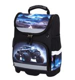 Ранец ЮНЛАНДИЯ WISE, 1 отделение, 3 кармана, устойчивое дно, Space driver, 37х29х15 см, 273163