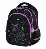 Рюкзак BRAUBERG OPTIMA, 2 отделения, с брелком, Radiant unicorn, 36х27х18 см, 273157