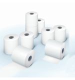 Рулоны для кассовых аппаратов, термобумага 57х30х12 (30 м), комплект 16 шт., гарантия намотки, BRAUBERG, 110898