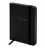 Блокнот с резинкой в клетку 96 л., МАЛЫЙ ФОРМАТ А6, 109х148 мм, твердая обложка, BRAUBERG, "Minimal", 116333