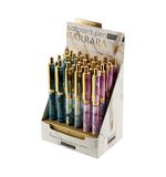 Ручка шариковая автоматическая BRUNO VISCONTI "Carrara Bright", СИНЯЯ, ассорти, 0,38 мм, 20-0281/62