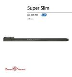 Ручка гелевая BRUNO VISCONTI "Super Slim Black", СИНЯЯ, узел 0,28 мм, линия 0,2 мм, 20-0398