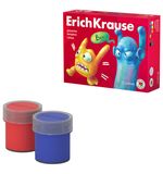 Гуашь ERICH KRAUSE "Jolly friends" 12 цветов по 20 мл, картонная упаковка, 61415
