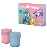 Гуашь ERICH KRAUSE "Jolly friends pastel" 12 цветов по 20 мл, картонная упаковка, 61419