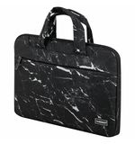 Сумка портфель HEIKKI STYLE (ХЕЙКИ) с отделением для ноутбука 13-14", 3 кармана, черная, 26х36х3 см, 272606