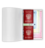 Папка-органайзер, обложка семейная для 2-х комплектов документов, А4, ПВХ, матовая, STAFF, 238873