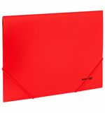 Папка на резинках А4 BRAUBERG UNIVERSAL, красная, до 300 листов, 0,5 мм, 273039