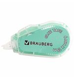 Клей-лента BRAUBERG MAXI, 6 мм х 15 м, корпус зеленый, блистер, 273029
