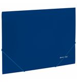 Папка на резинках А4 BRAUBERG UNIVERSAL, синяя, до 300 листов, 0,5 мм, 273037