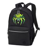 Рюкзак BRAUBERG FASHION CITY универсальный, 2 отделения, Green Spider, черный, 46х31х15 см, 273839