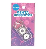 Корректирующая лента "Лапки", 5 мм х 6 м, ассорти, блистер, 73166