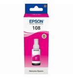 Чернила EPSON 108 (C13T09C34A) для СНПЧ EPSON L8050 /L8100 /L18050, пурпурные, ОРИГИНАЛЬНЫЕ