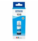 Чернила EPSON 108 (C13T09C24A) для СНПЧ EPSON L8050 /L8100 /L18050, голубые, ОРИГИНАЛЬНЫЕ