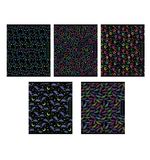 Тетрадь А5 48 л., ПЗБМ скоба, клетка, фольга, TWIN-лак, "Во сне" (микс в спайке), 23775