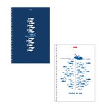 Тетрадь А4 80 л., HATBER, гребень, клетка, Soft-touch ламинация, цветной срез, "Рыба моя" (микс), 090167, 80Т4лВ1гр